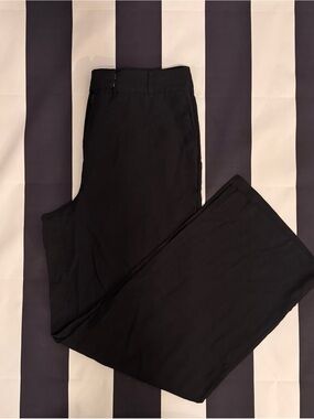 Mango Straight-Leg Women's Pants in Black